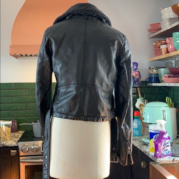 Free People vegan leather jacket - Picture 2 of 3